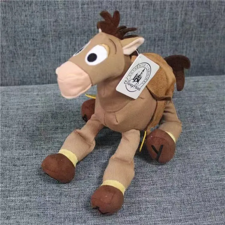 25cm 1 шт. 25 см 9 ''оригинальная игрушка история плюшевый бульдог фигурка лошади Мягкая Детская кукла для детского подарка - Цвет: 25cm