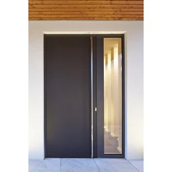Puerta Moderna De Metal Acero Entrada
