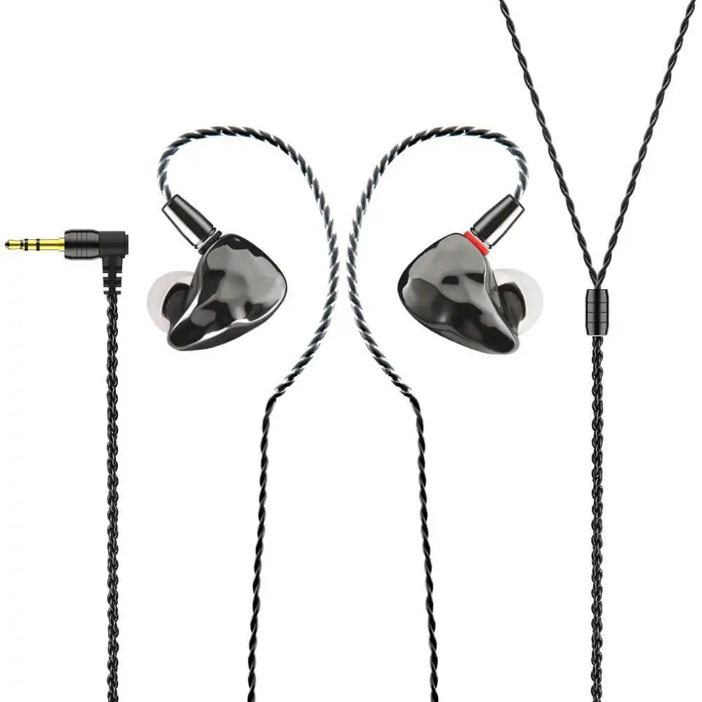 

IKKO Obsidian OH10 Knowles 33518 1BA + 1 Dynamic 2-Way Hybrid 2Pin 0.78mm Detachable HiFi Music Monitor In-ear Earphone Earbuds