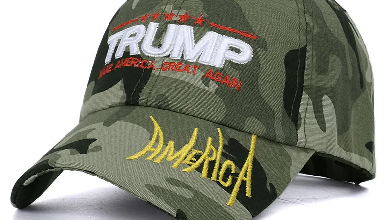 Новая бейсбольная кепка с вышитыми буквами в американском стиле, флаг США, шапка Дональда Трампа, предвыборная шапка из хлопка для улицы