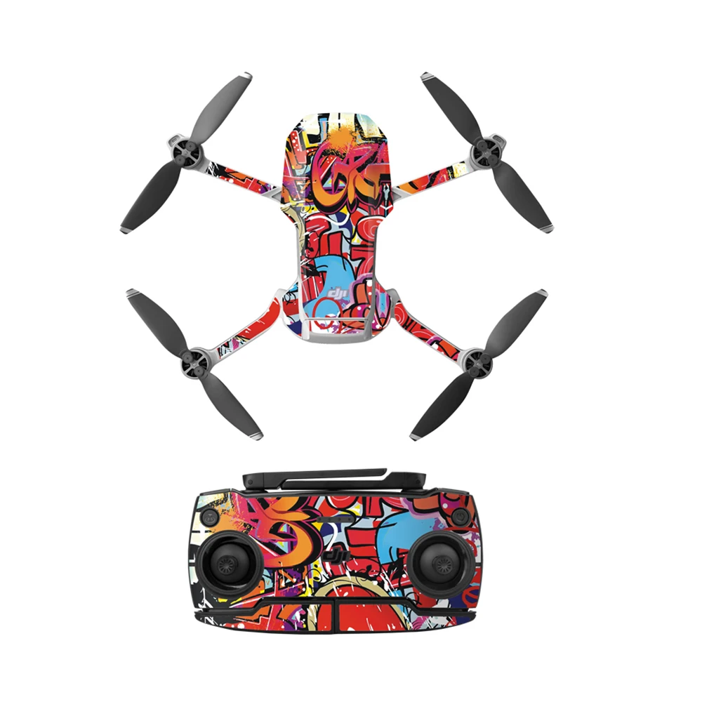 Защитные ПВХ наклейки для Mavic Mini цветные водонепроницаемые с защитой от царапин