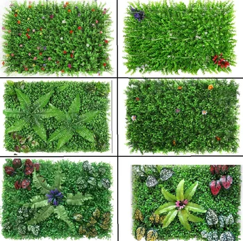 

60*40cm DIY Artificial Plastic Grass Leaves Flowers Flores Plants Fake Plants for Home Store Garden Imagine Wall Decoration