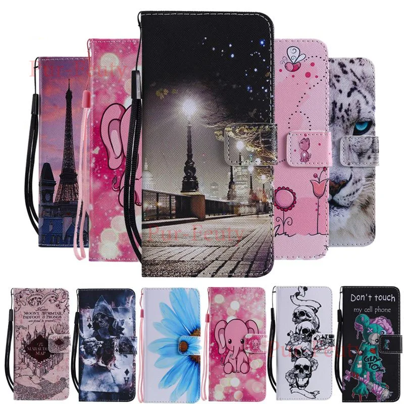 

Case on for Pouzdro LG X Power K220DS K220 Leather Cartoon Wallet Flip magnetic Phone Cover for LG Stylus 2 LS755 NEXUS 5X V50