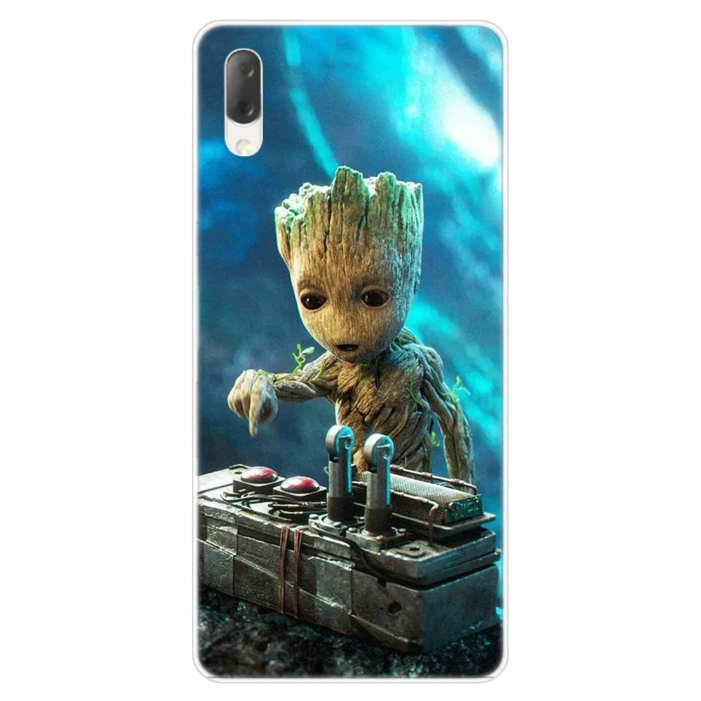 006 Чехол Marvel Guardians of the Galaxy Groot для sony Xperia L1 L2 L3 X XA XA1 XA2 Ultra E5 XZ XZ1 XZ2 Compact XZ3 M4 Aqua Z3 Z5 - Цвет: 006