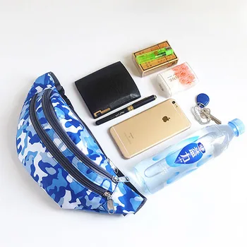 

Women fanny pack Sports Waist Bag Outdoor Running money belt new Fashion Delicate Texture Mobile Phone Bag Cross Shoulder Bag