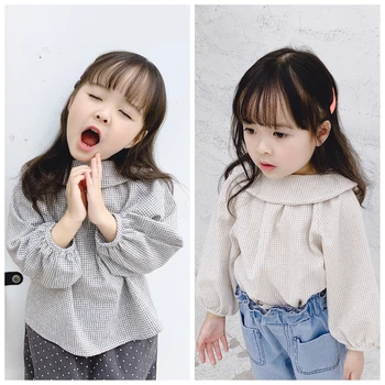 

2 3 4 5 6 Years Toddler Girls Blouse Fashion Korean Long Sleeve Tops For Girl Kids Clothing 2020 Children Shirt Girl Clothes New