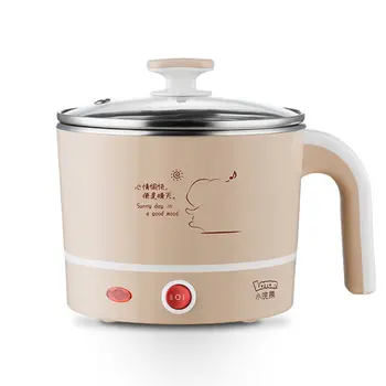 

Mini PP & Stainless Steel Electric Multifunction Cooked Boiled Braised Stewed Steamed Cooker Without Steamer