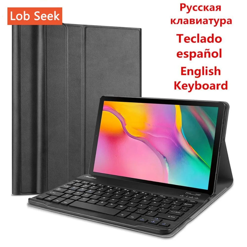 Испанская клавиатура чехол для Samsung Galaxy Tab A SM-T510 SM-T515 T510 T515 чехол клавиатура Съемная крышка планшета
