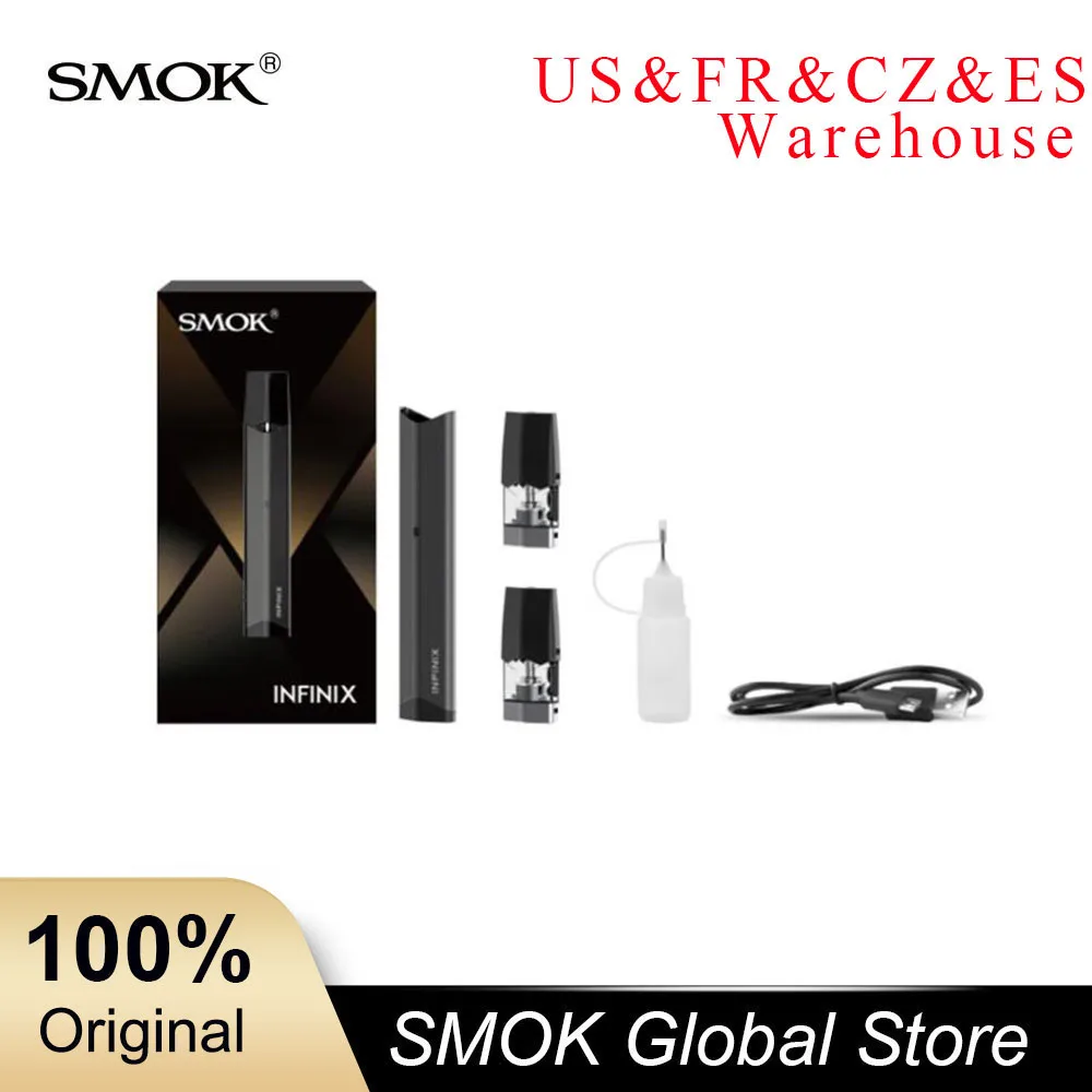 SMOK INFINIX pod 250mah Vape Pen электронная сигарета кальян ручка испаритель infinix vs Smok Novo |