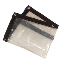 Водонепроницаемая прозрачная пластиковая пленка, используемая для наружного укрытия, непромокаемая морозостойкая термальная Пылезащитная крышка, много размеров