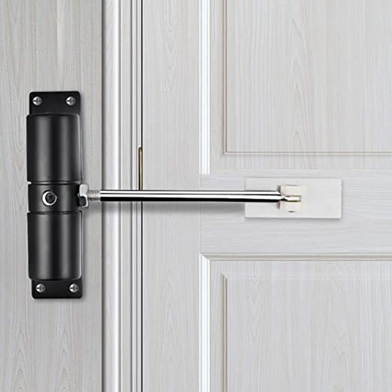 Door Closer-Light Duty Automatic Adjustable Door Closer for Home,Office,Hotel Room Doors Use,Easy to Install