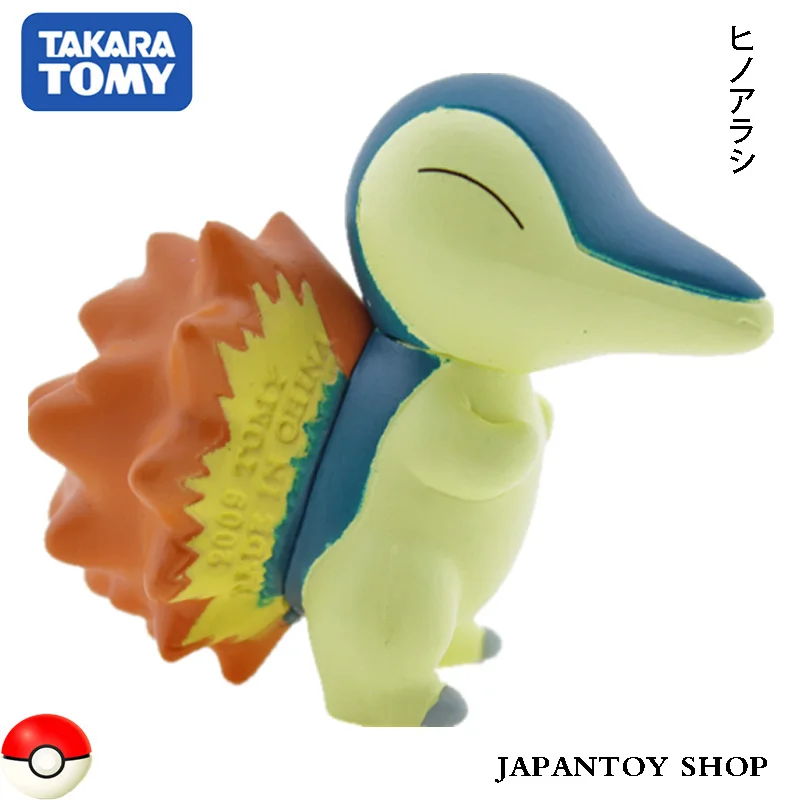 Takara TOMY Tomica monglue Ex Pokemon 32 Cyndaquil Волшебные аниме детские игрушки марионетка литой