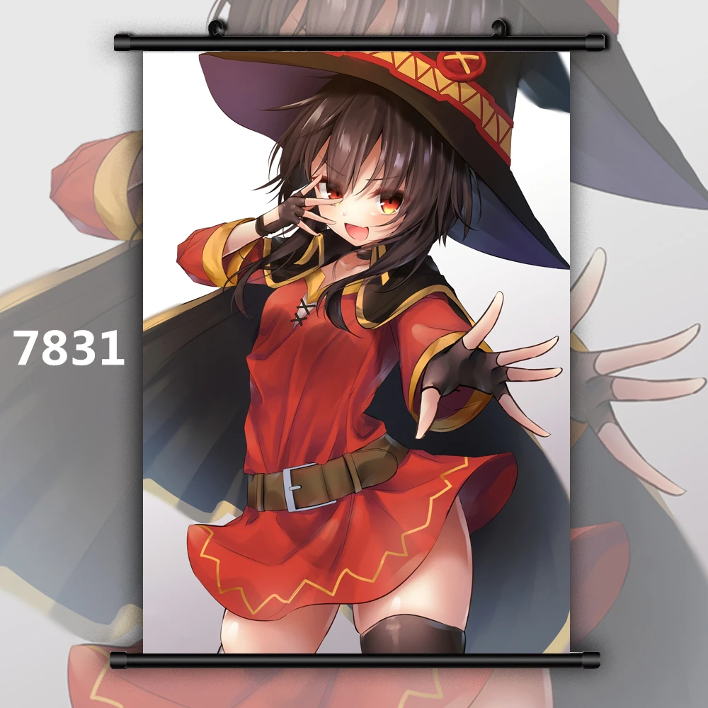 7831 KonoSuba Megumin Аниме Манга плакат в рулоне - Цвет: 7831