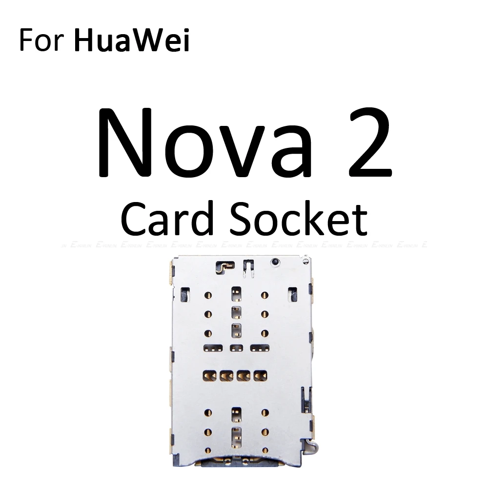 Высокое качество Micro SD/Sim карты лоток гнездо адаптера для Huawei NOVA 2 Plus Разъем Держатель Слот ридер контейнер