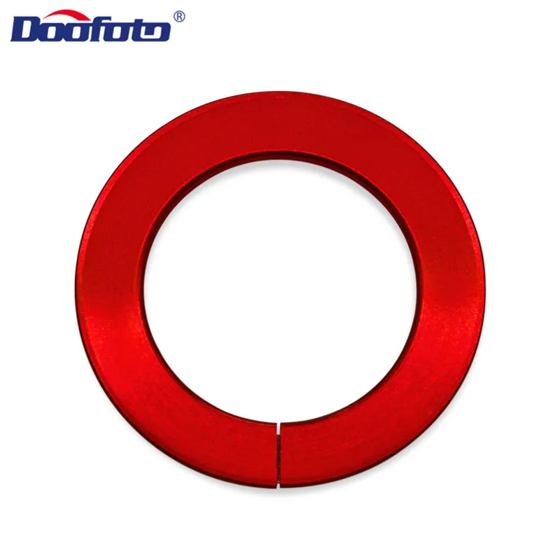 Red Ring Doofoto Автомобильная наклейка для внутреннего интерьера Start Stop стильная кнопка Зажигания для автомобиля покрытие кольцо для Nissan Qashqai X-trail T32 Rogue МУРАНО Teana аксессуары - Название цвета: Red Ring