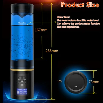 Water Bath Electric Penis Pump Sex Toy For Men Penis Extender Vacuum Pump Enlargement Enhancer Delay Training With Spa Adult toy 6