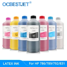 1000 мл оригинальные латексные чернила для hp 786 789 792 831 для hp L25500 L26500 L26100 L28500 L65500 латексные чернила(доступны 7 цветов