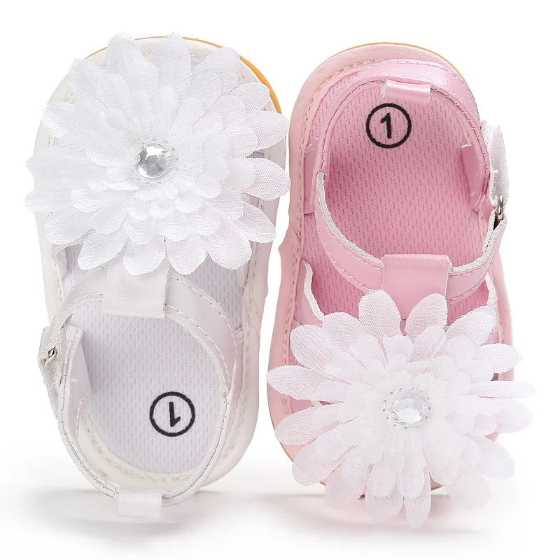 

0-1-Year-Old Summer Style Baby Girls Flower Casual Sandals Babies' Toddler Shoes Support