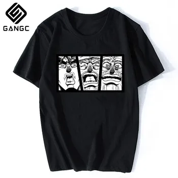 

Harajuku JOJO 2020 summer new anime T-shirt O-neck printing casual fashion short-sleeved street clothing direct sales