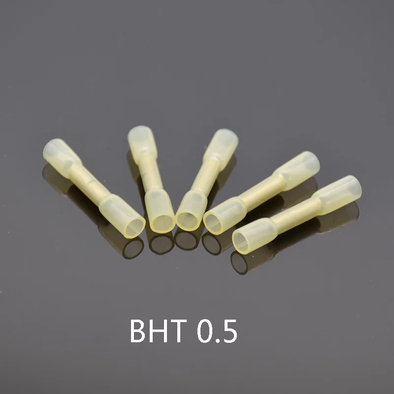 Термоусадочные стыковые клеммы bht0 5/1 25/2/5 20 шт. изолированные электрические
