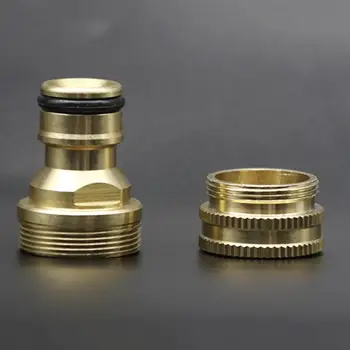 

1Pc Brass Faucets Standard Connector Washing Machine Gun Quick Connect Fitting Pipe Adapter Water Pipe/hose Fittings