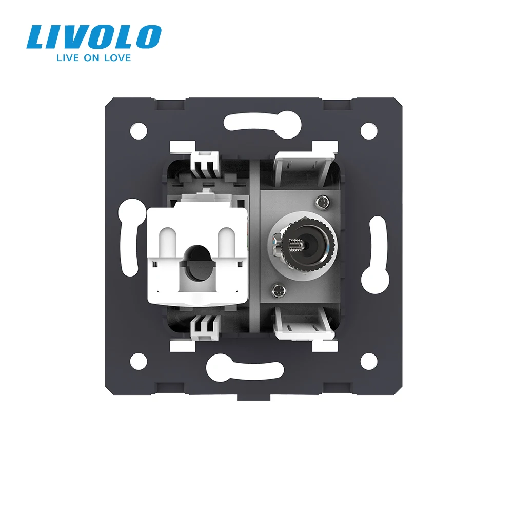 Настенная розетка/розетка Livolo для компьютера и ТВ без переходника|outlet socket|socket