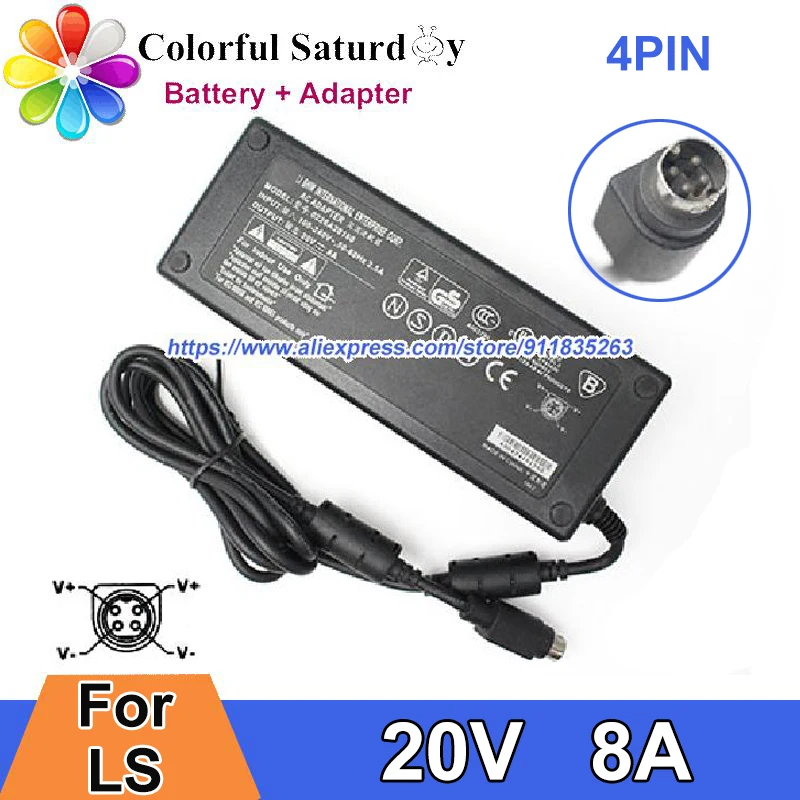 Оригинальный блок питания 0226C2016 0 20 в 8A 0226A20160 для FUJITSU AMILO D1845 D1840 D1840W A1630 A1635 1635