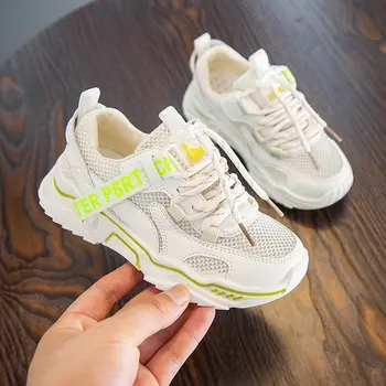 

Kids White Sneakers Casual Outdoor Sport Breathable Mesh Shoes Boys Girls Chaussure Garcon Children Toddler Tenis Basket Enfant