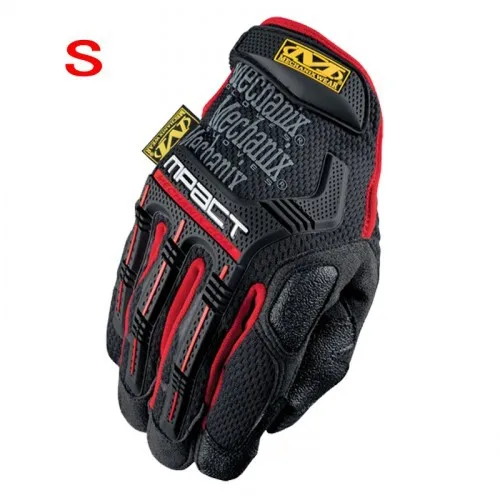 Новинка года! перчатки Mechanix, M-Pact, военные, тактические, армейские, для стрельбы, для велосипеда, пейнтбола - Цвет: S