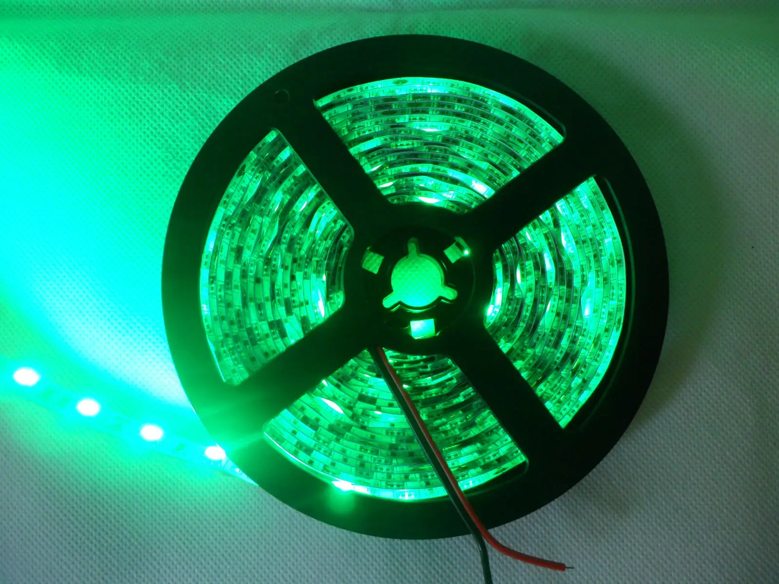 DIY LED U-HOME Xmas Light 5M/Reel 300Leds DC12V SMD5050 60leds/M LED Strip Light Green Color Nonwaterproof for Holiday Party