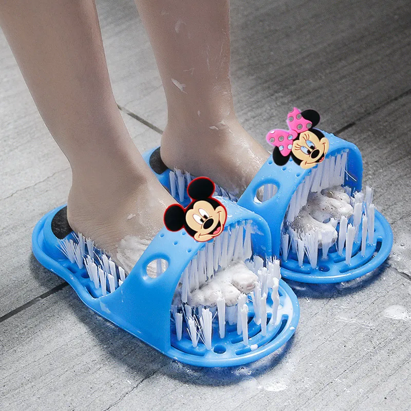 

Disney Children's Cartoon Mickey Minnie Boys Girls Anti-skid Lazy Clean Feet Slippers