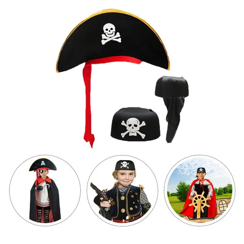 2 шт. Хэллоуин пиратская шляпа маскарадные вечерние косплей пиратский реквизит