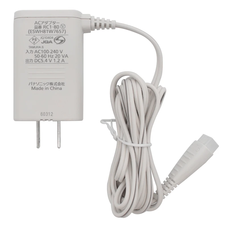 Для Panasonic RC1-80 бритва Зарядное устройство блок питания 5,4 V 1.2A-б/у