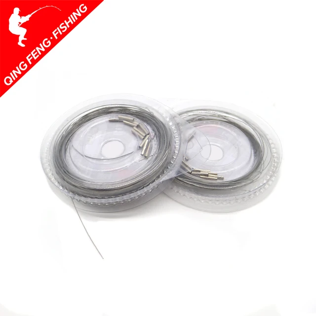 Lenze Da Pesca In Filo D'Acciaio - 10m, 7 Fili Intrecciati, 5 Tipi Di Carico