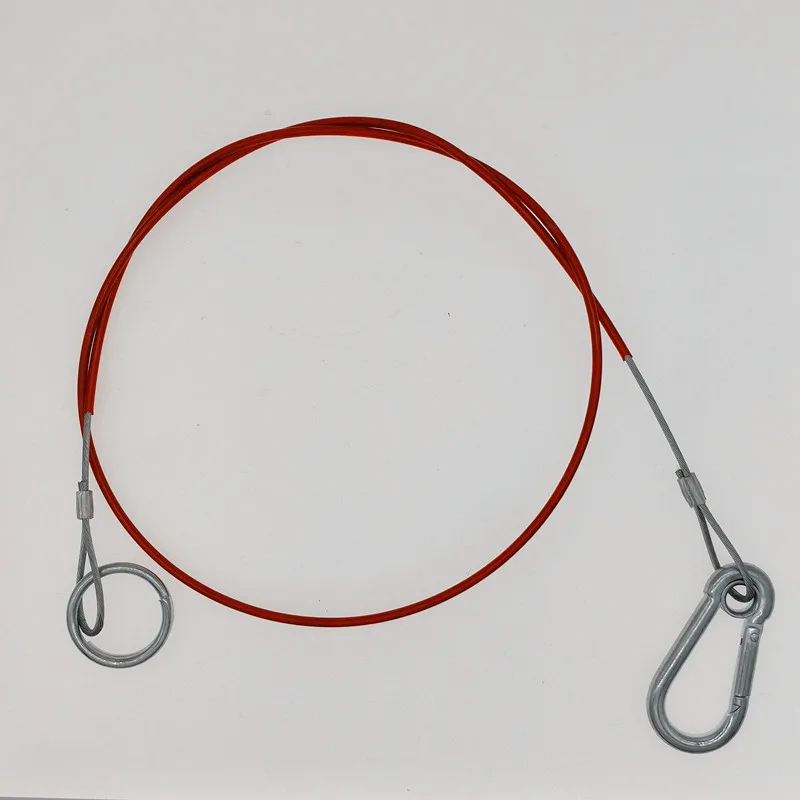 CVP Trailer Breakaway Safety Cable Plastic Coated 1 Metre Car Towing Van Caravan Parts Horse Accessories Heavy