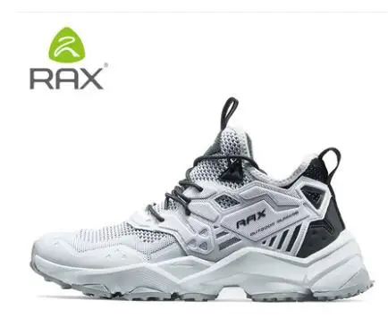 RAX men off-road hiking shoes mens flying-sewing non-slip shockproof breathable wearable walking trekking TRAVEL sports shoes