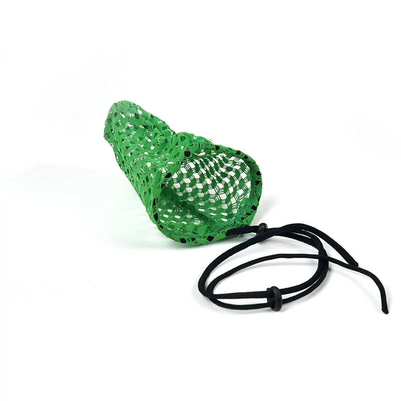 Hollow Dark Green Мужское эротическое сексуальное нижнее белье, боксеры, сумка для пениса, трусики, эластичные атласные со шнурком, мужские трусы-бикини, Мини C-String - Цвет: Hollow Dark Green