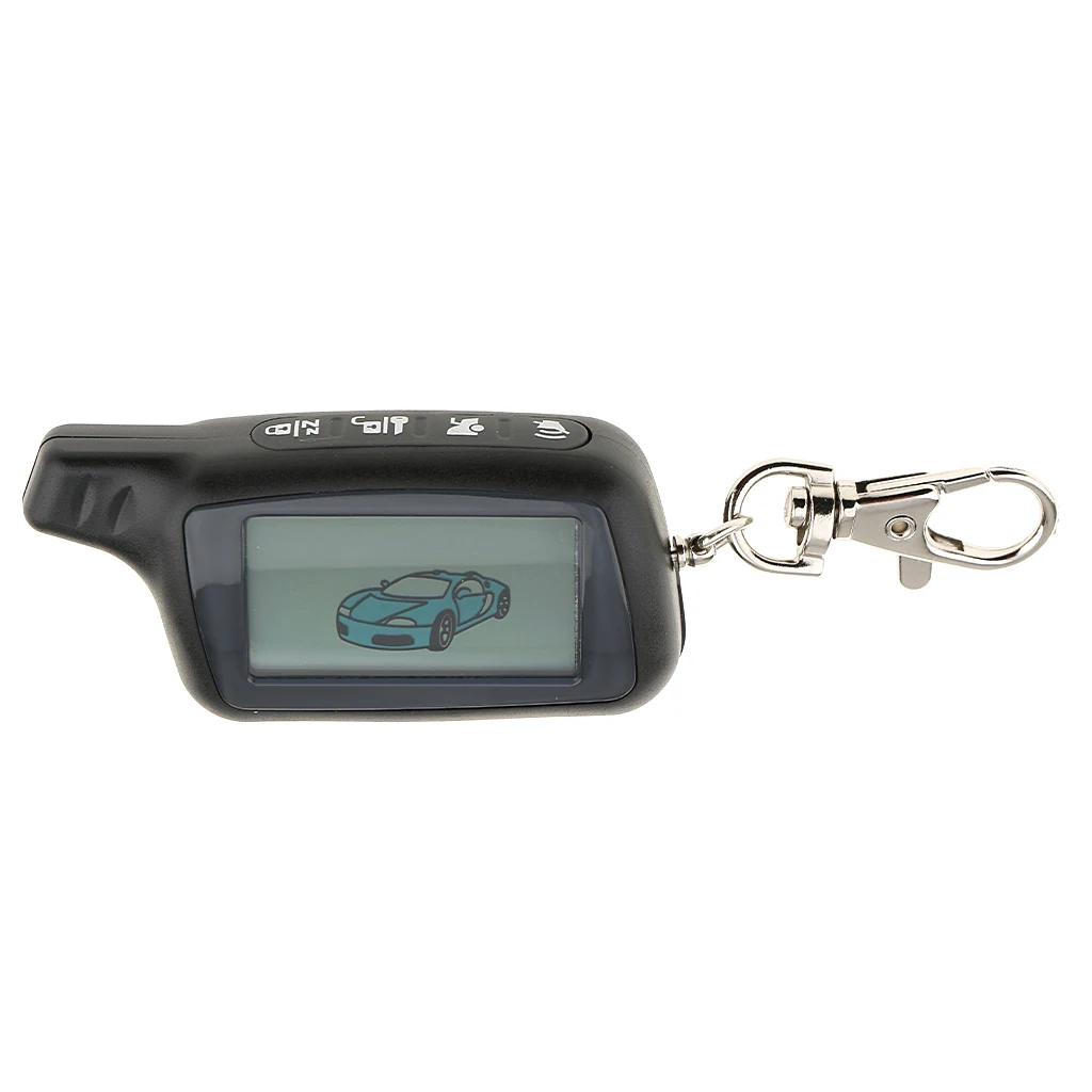 2-Way Keyless Keychain Car Alarm System Remote Controller Case for TOMAHAWK X5 LCD