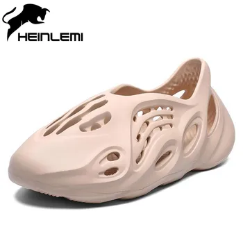 

HEINLEMI Best Quality Outddor Walking British Style Man Shoes Comfort Sandals Men Breathable Mens Shoe Support Dropshipping