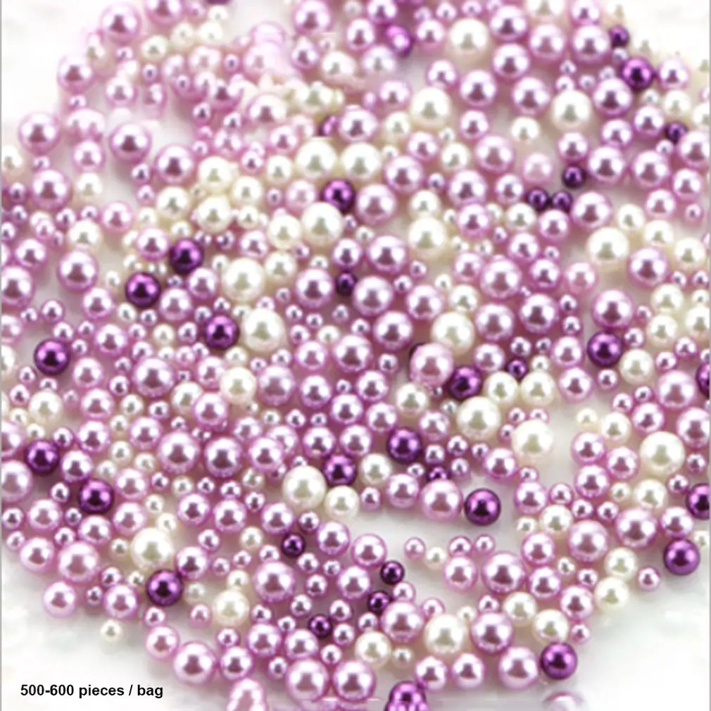 

Resin Imitation Pearl DIY Particles Accessories Slime Balls Small Tiny Foam Beads For Floam Filler For DIY Supplies
