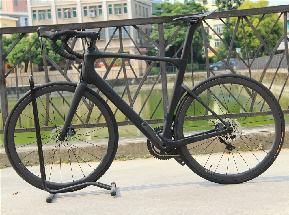 Дисковый тормоз Spcycle полный углеродный дорожный велосипед 22 скорости R7020 и R8020 в
