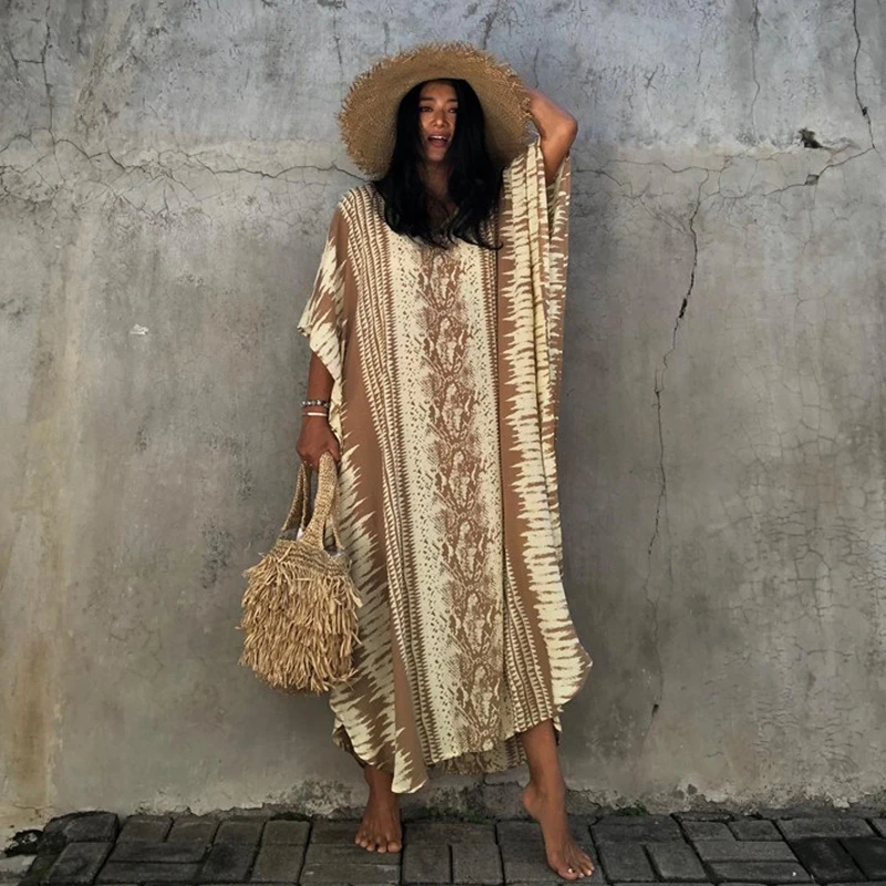 bohemian caftan dress