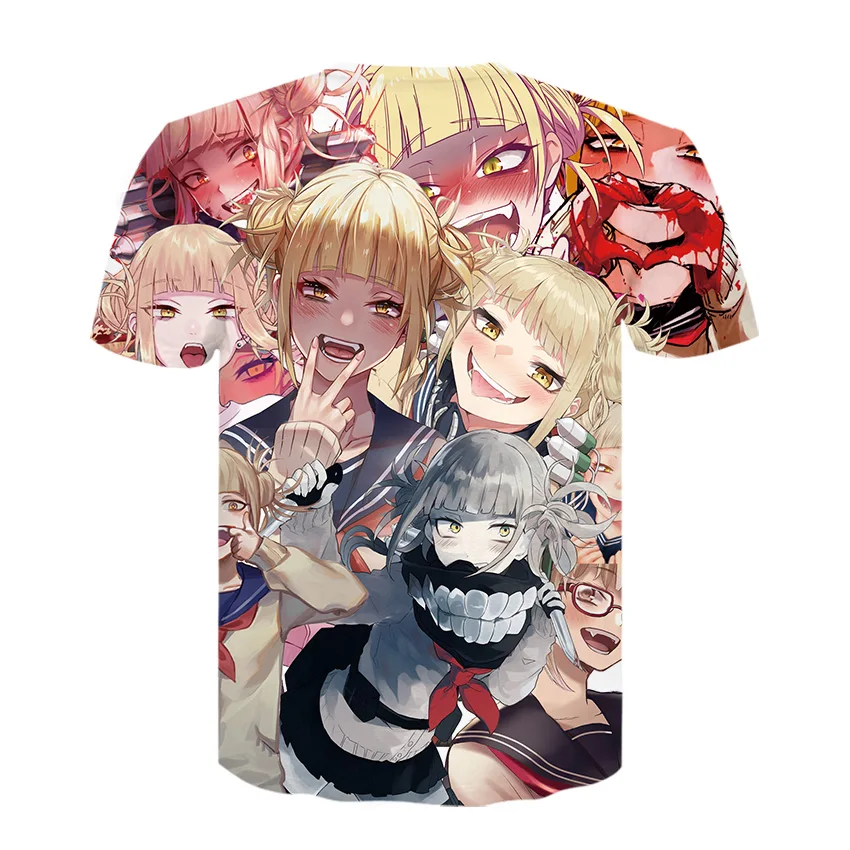 Новинка, летняя мужская футболка с аниме ahegao, забавная футболка с 3D принтом, цветная футболка с коротким рукавом с анимацией, harajuku, рубашка, Camisa Masculina