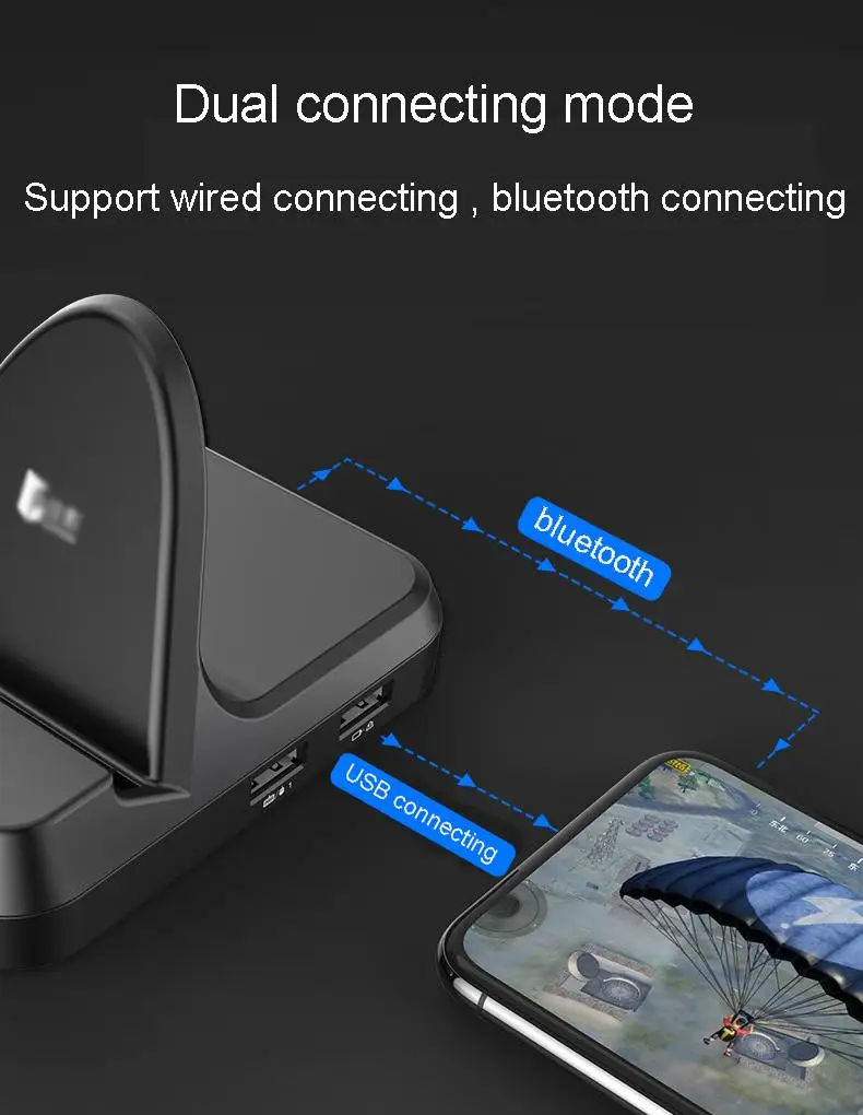  NEX pro Keyboard and Mouse Converter PUBG BattleDock COD Gamepad Stand Docking for PUBG Fortnite FP