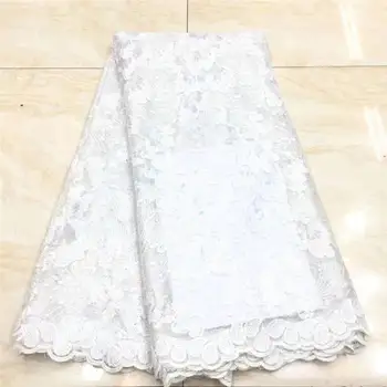 

African 3D Sequins Lace Fabric 2020 High Quality Lace French Sequence Tulle Lace Nigerian Lace Fabrics For Wedding