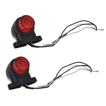 

2 set 8 LEDS Car Truck Rear Tail Double Sides Marker Trailer Lights 10-24V