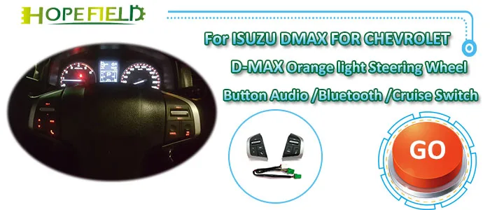 Isuzu steering wheel switch black