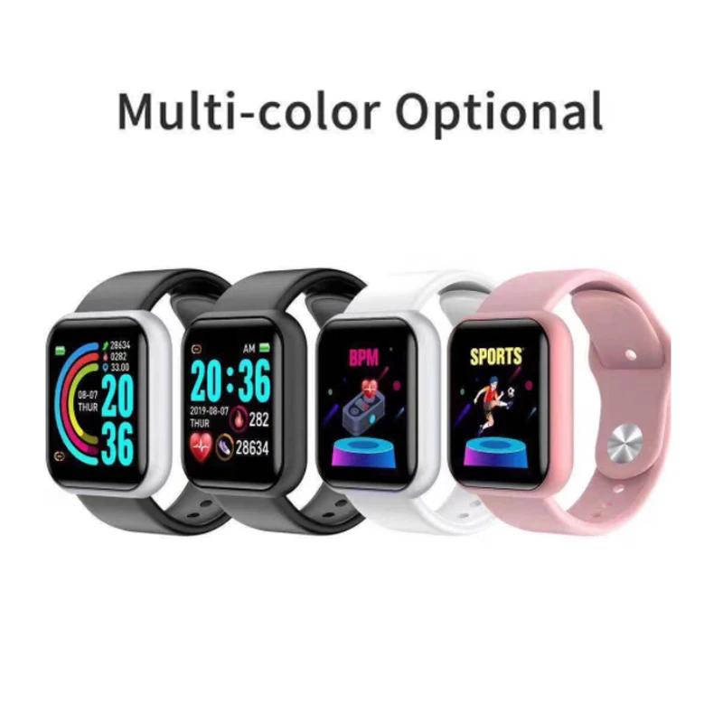

Smart Bracelet 1.3" Multi-Colorful Screen Heart Rate Fitness Tracker Waterproof
