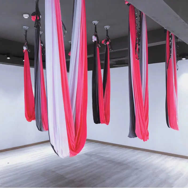 Yoga Hammock Color Gradient Space Yoga Anti-Gravity Traction Strength Training Stretch Training Fitness Equipment yoga hammock
