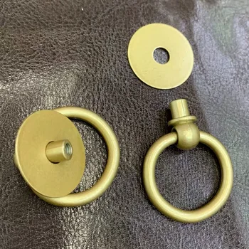 2Pcs Vintage Furniture Handle Golden Kitchen Cabinets Pull Handle Knobs Drawer Wardrobe Cupboard Metal Door Ring 4031mm